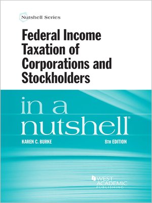 cover image of Federal Income Taxation of Corporations and Stockholders in a Nutshell